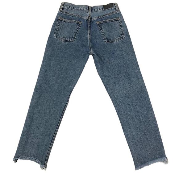 CARMAR Emelia Straight Leg Jean Women Sz 28 Blue Distressed Gorpcore Grunge Boho - Picture 4 of 11